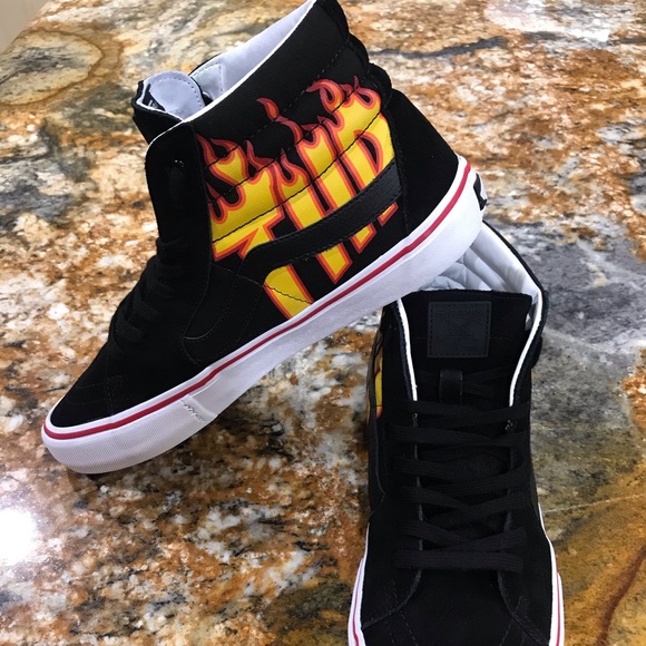 vans sk8 hi x thrasher